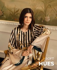 3 Pc Unstitched Shamoz Silk Digital Print Emb