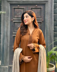 3 pc unstitched Marina Dhanak collection