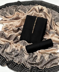 3 pc unstitched Marina Dhanak pashmina