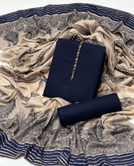 3 pc unstitched Marina Dhanak pashmina