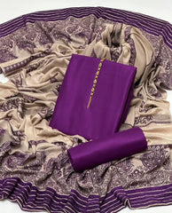 3 pc unstitched Marina Dhanak pashmina