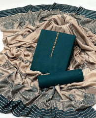 3 pc unstitched Marina Dhanak pashmina