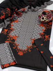 3 Pc Unstitched Shamoze Silk Tye N dye