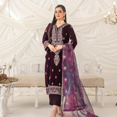 3 pc unstitched Velvet Collection