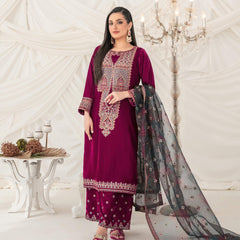 3 pc unstitched Velvet Collection