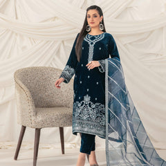 3 pc unstitched Velvet Collection