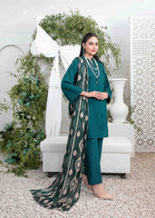 3 Pc Stitched Lawn Jacquard Collection