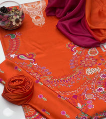 3 Pc Unstitched Digital Prints Shamoz silk