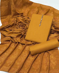 3 pc unstitched Dhanak Marina