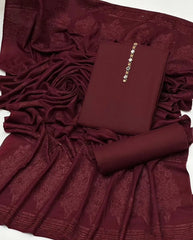 3 pc unstitched Dhanak Marina