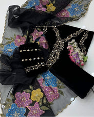 3 pc unstitched Velvet Collection