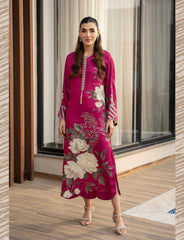 3 Pc Unstitched Shamoz Silk Digital Print