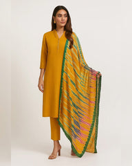 3 Pc Unstitched Soft Linen Tye N Dye