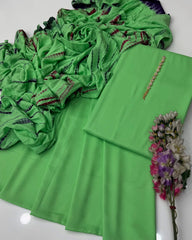 3 Pc Unstitched Soft Linen Tye N Dye