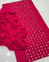 2 pc unstitched ring mukesh bamber chiffon