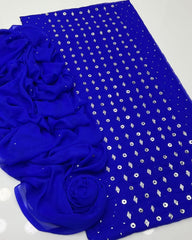 2 pc unstitched ring mukesh bamber chiffon