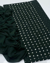 2 pc unstitched ring mukesh bamber chiffon