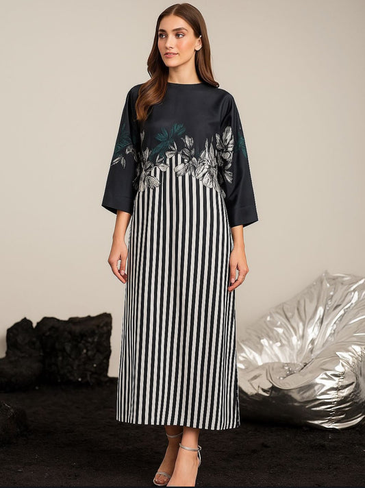 3 Pc Unstitched Shamoze Silk Digital Prints