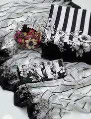 3 Pc Unstitched Shamoze Silk Digital Prints