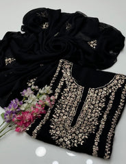 2 Pc Unstitched LCD Gotta Chiffon (KSB 2102A)