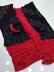 2 Pc Unstitched Rajistani Pure Chiffon Chunri