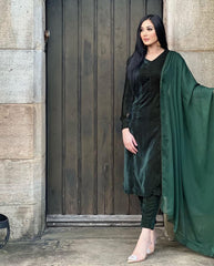 3 Pc Stitched Velvet Collection