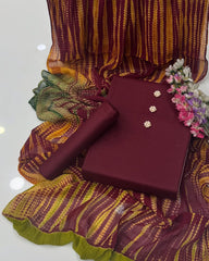 3 Pc Unstitched Lawn Tye N Dye