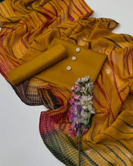 3 Pc Unstitched Lawn Tye N Dye