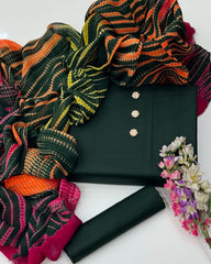 3 Pc Unstitched Lawn Tye N Dye