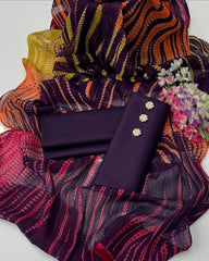 3 Pc Unstitched Lawn Tye N Dye