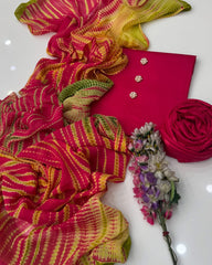 3 Pc Unstitched Lawn Tye N Dye