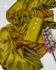 3 Pc Unstitched Lawn Tye N Dye