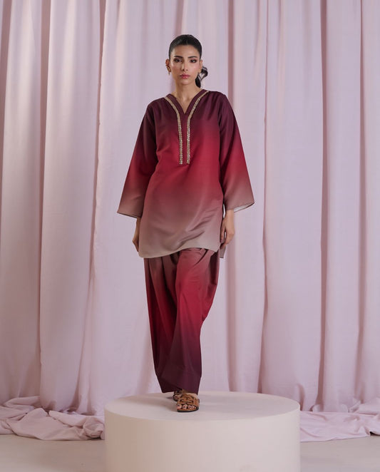 3 Pc Unstitched Handmade Swiss Monar Lawn