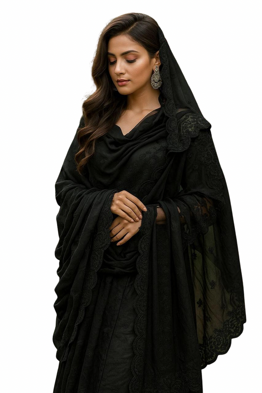 Chiffon Chickenkari Dupatta