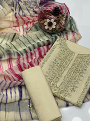 3 Pc Unstitched Handmade Lawn Collection