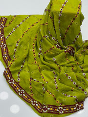 Balochi Sequence Chiffon Chadar