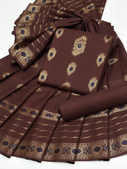 3 pc unstitched Dhanak jacquard collection