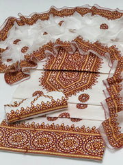 3 Pc Unstitched Lawn Balochi