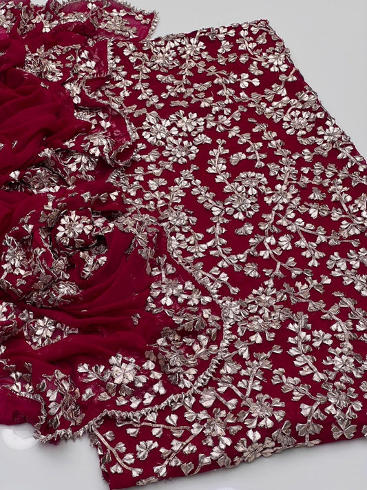 2 pc Unstitched Handmade Gotta Collection