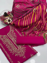 3 Pc Unstitched Handmade Lawn Collection