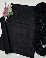 3 Pc Unstitched Bareeza Lawn Cotton