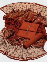 3 Pc Unstitched Pashmina Wool