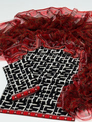 3 Pc Unstitched Swiss Lawn Digital Prints