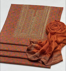 2 Pc Unstitched Dhanak Marina Prints