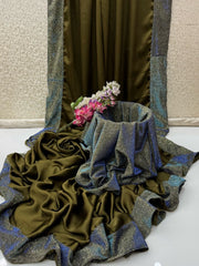 Unstitched Saree Shamoz silk