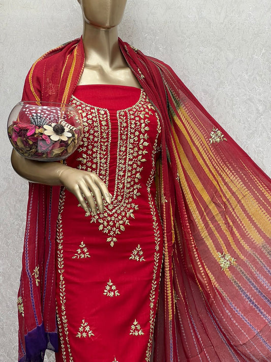 3 Pc Unstitched Handmade Lawn Collection