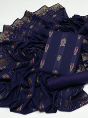 3 pc unstitched Dhanak jacquard collection