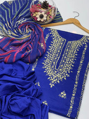 3 Pc Unstitched Handmade Lawn Collection