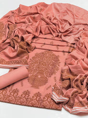 3 Pc Unstitched Dhanak Marina Jaquard
