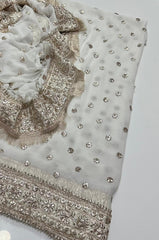 2 Pc Unstitched Handmade LCD Gotta Chiffon